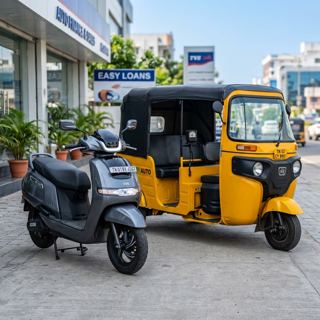 TN Registration Scooty and Three Wheeler Finance